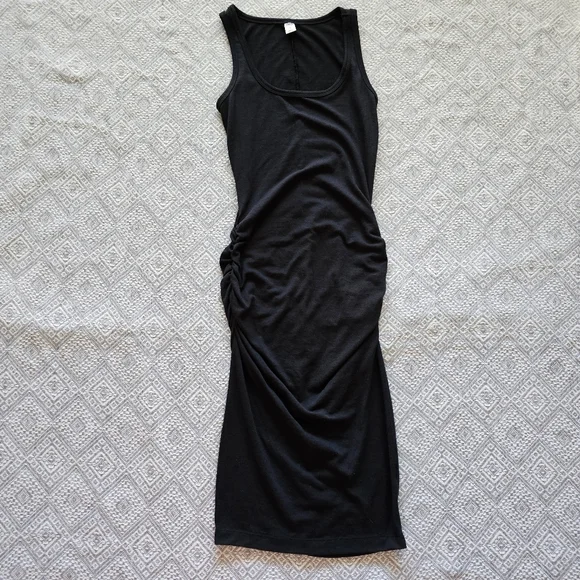 Old Navy | Dresses | Old Navy Vintage Casual Fitted Black Dress Cinched  Waist Xs | Poshmark